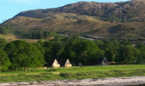 roshven farm chalets, arisaig, scottish west coast, 