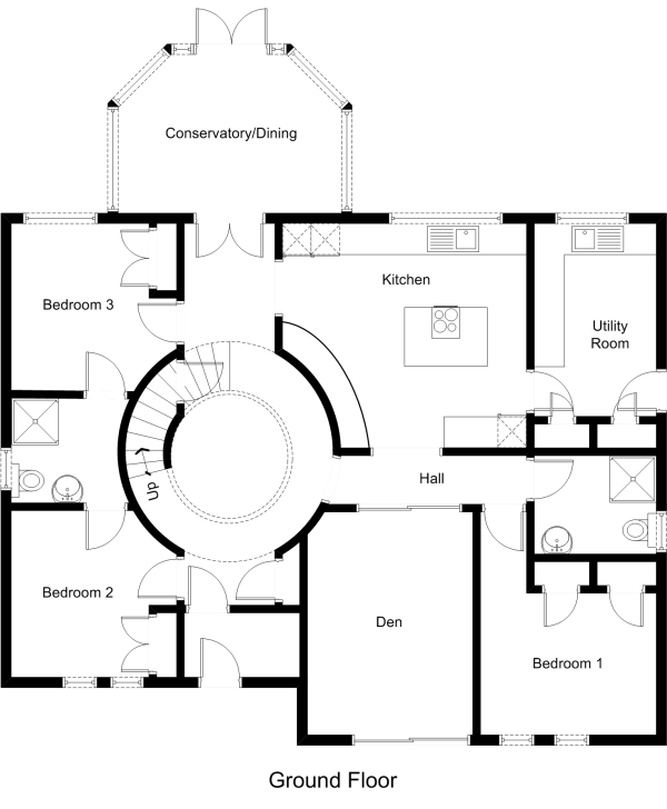 Ardglen Holiday Cottage Floor Plan Scottish West Coast