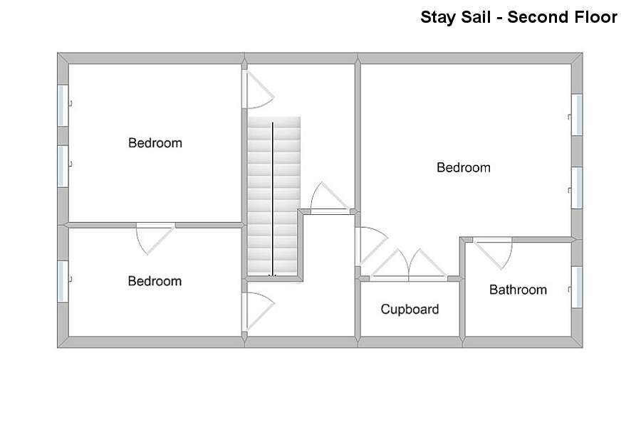 Stay Sail Second Floor Layout