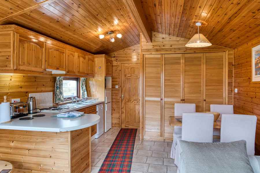 Lapwing Chalet Open Plan Living Area
