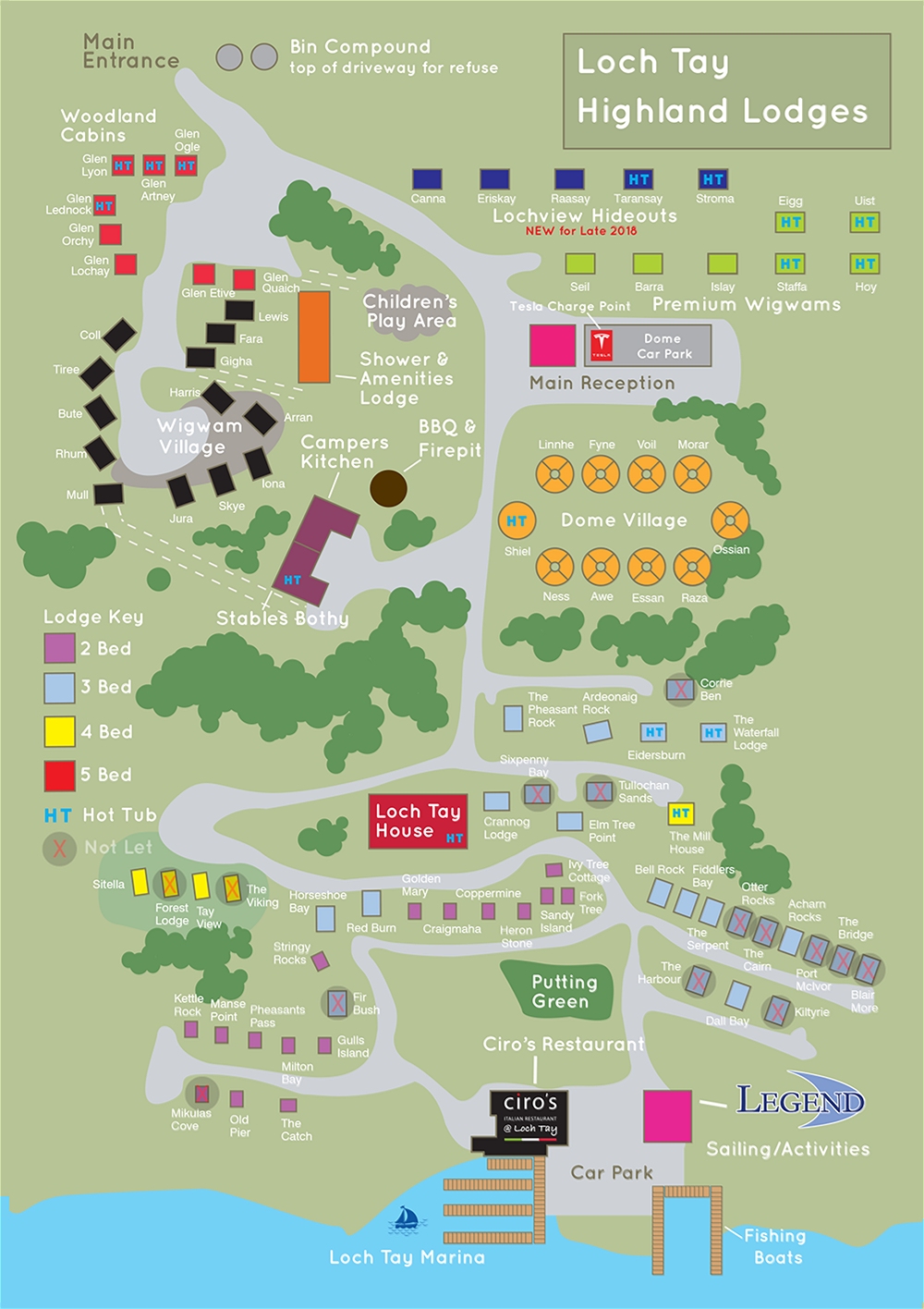 Loch Tay Estate Map