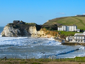 Isle of Wight holidays - Freshwater Bay near the Needles
