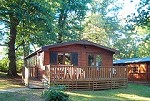 Seaside Spruce lodges in the Isle of Wight