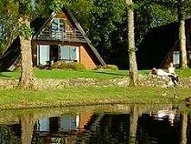 A Frame chalets at Port of Menteith