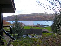 Beautiful views from a lodge balcony