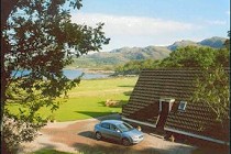 Lochside Cottages in the Scottish Highlands