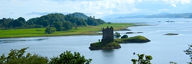 Scottish west Coast Holidays - castle Stalker, Port Appin