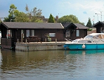 Log cabins in Horning