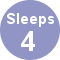 Sleeps 4