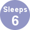 Sleeps 6