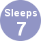 Sleeps 7