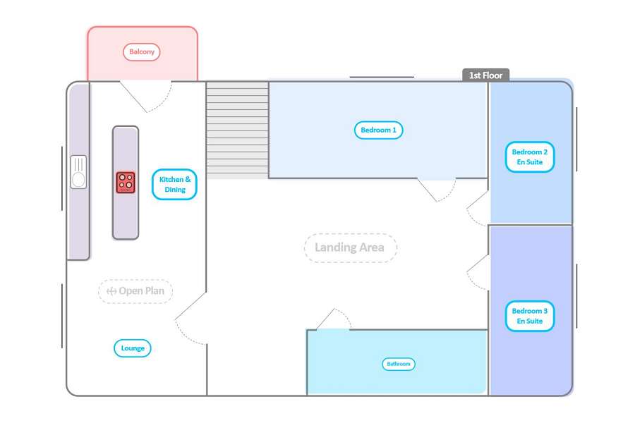 The Bike Shed First Floor Layout