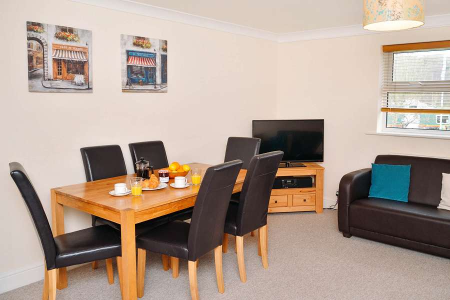 Blackwater Meadow Apartment Dining Area