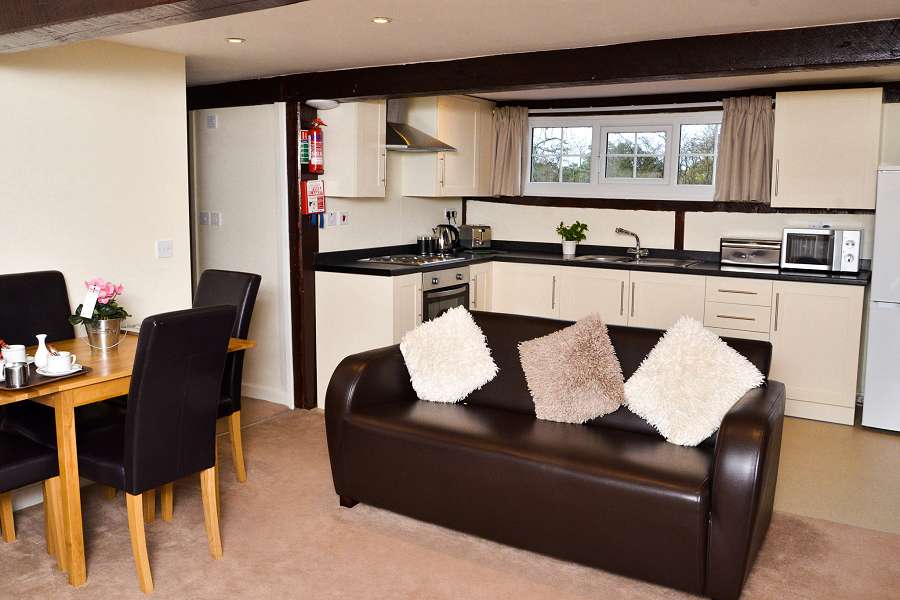 Wrenbury Mill Apartment 1 Open Plan Living Area