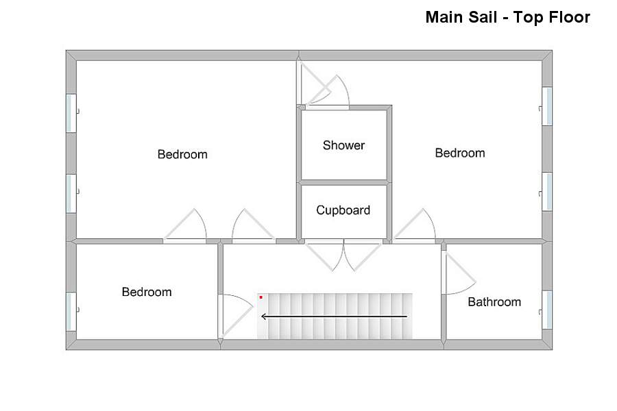 Main Sail Second Floor Layout
