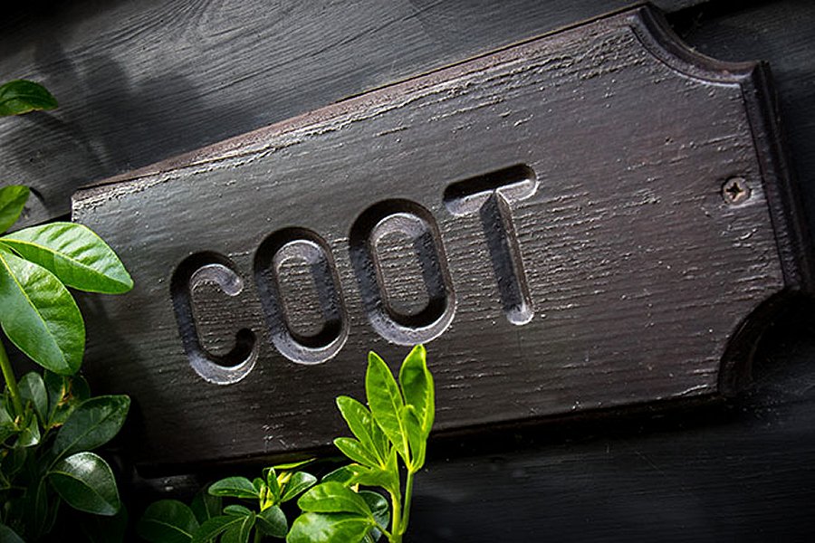Coot Door Sign