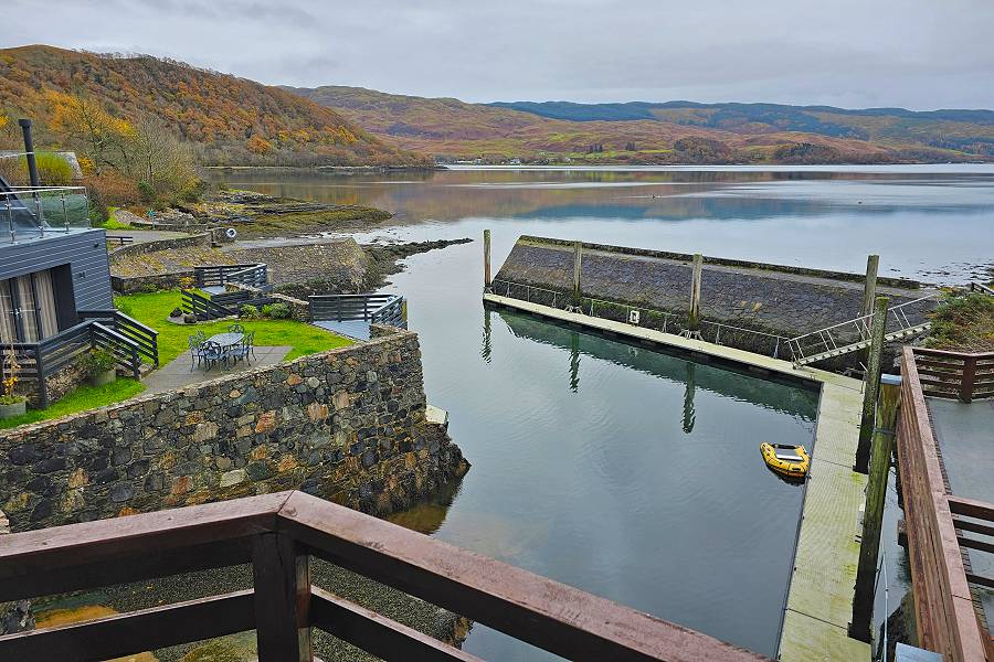 Melfort Harbour Boathouse East Harbour View