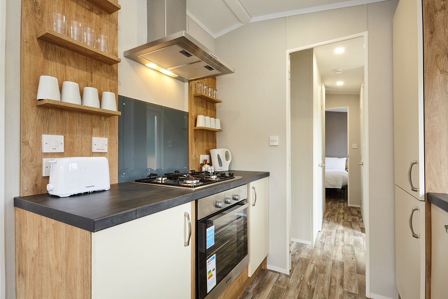 Braidhaugh 3 Bed Caravans Kitchen Area