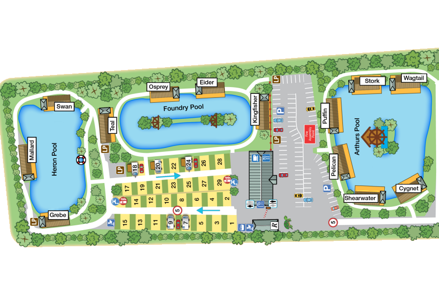 Caistor Lakes Sitemap