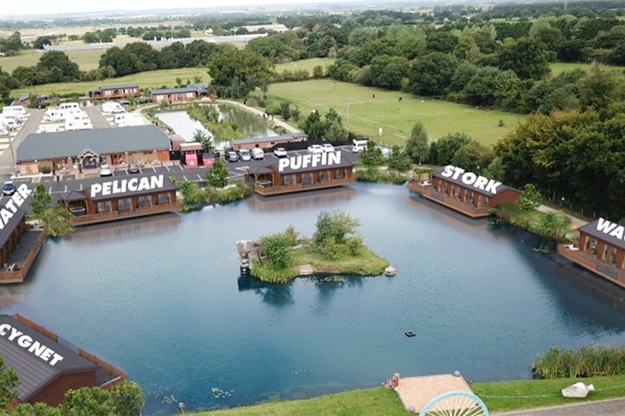 Caistor Lakes plan