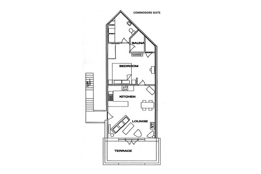 Melfort Harbour Commodore Floorplan