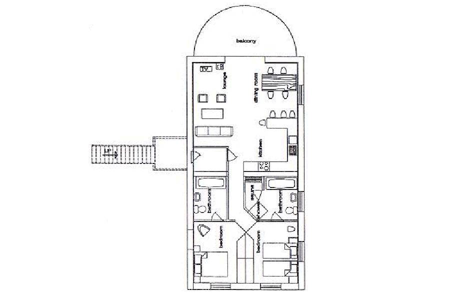 Melfort Harbour Crow's Nest Floorplan