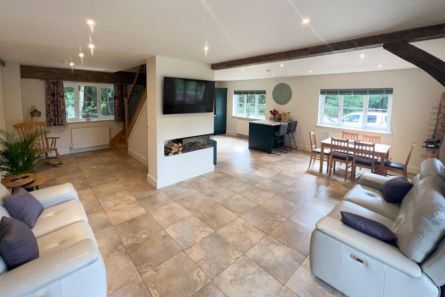 The Old Tearoom Living Area