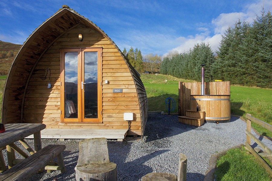 Eigg Glamping Pod Loch Tay