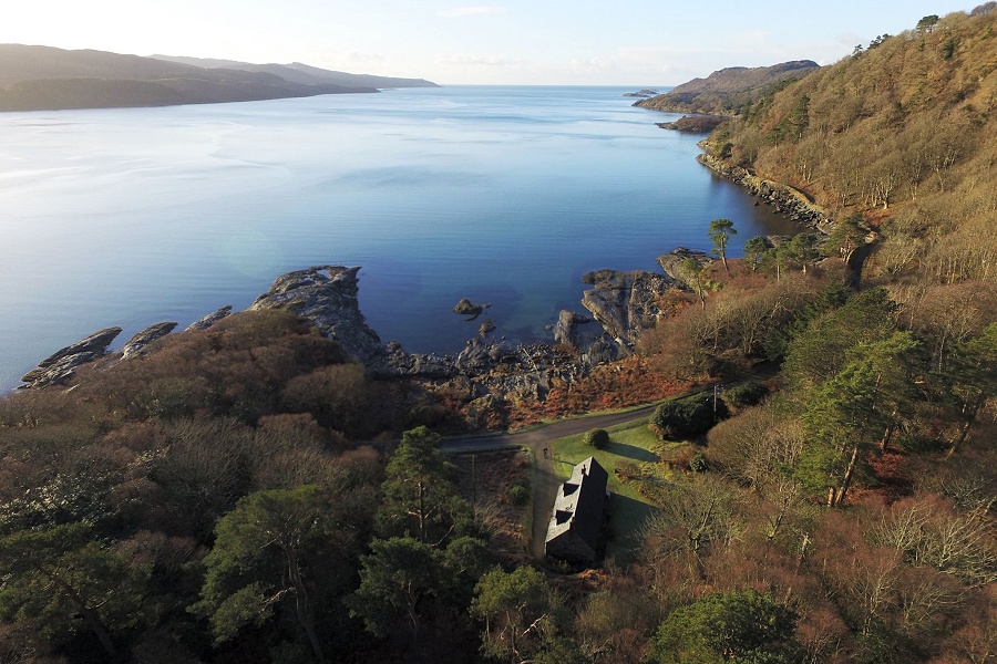 The Kennels from above, Ellary