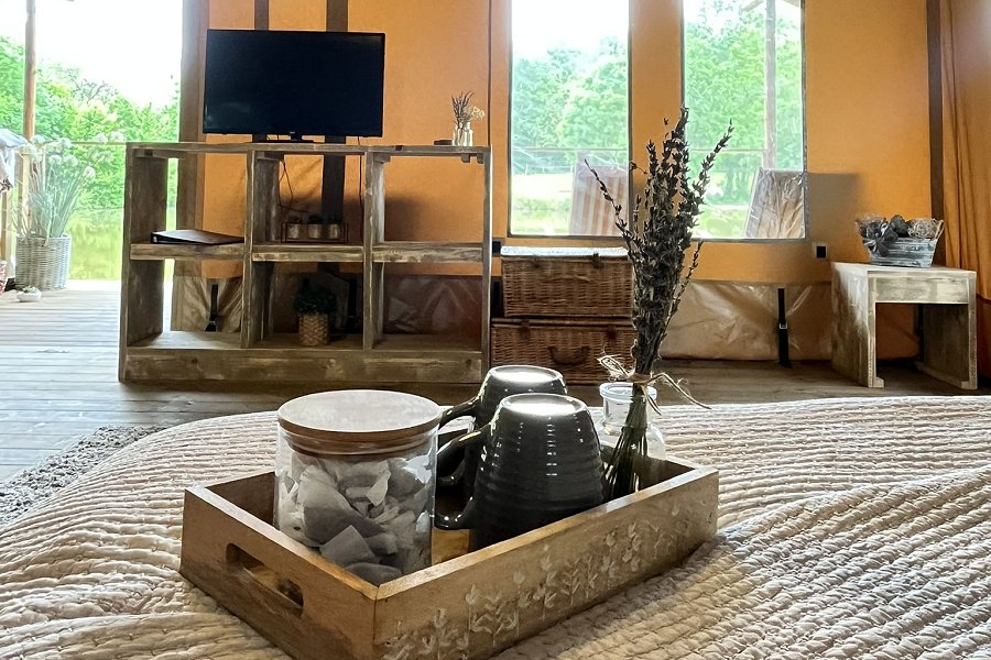Safari Tent Kingfisher Open Plan Living