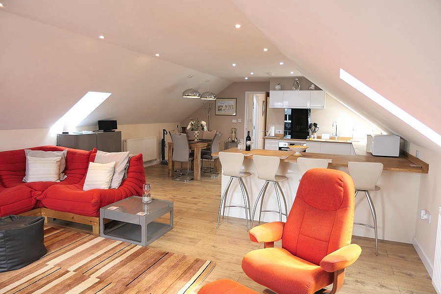 Erequay Boathouse Living Area