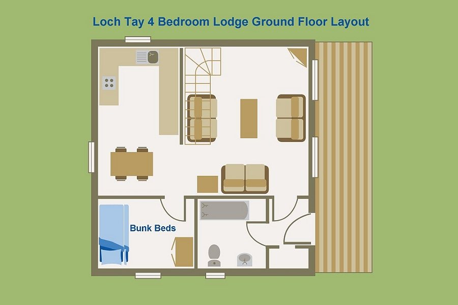 Forest Lodge Ground Floorplan