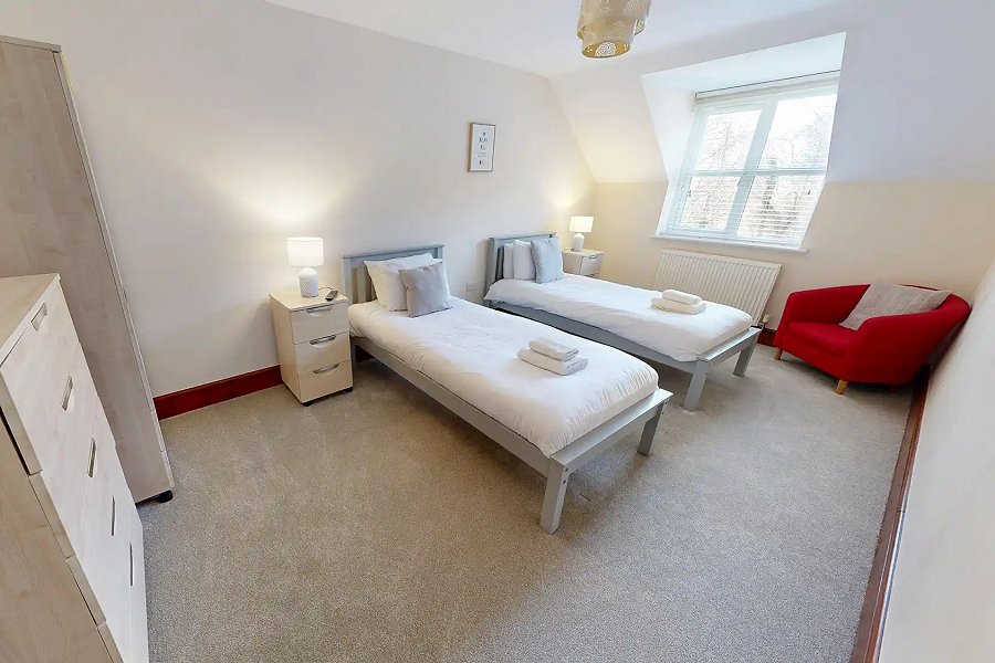 Sycamore Cottage Twin Bedroom