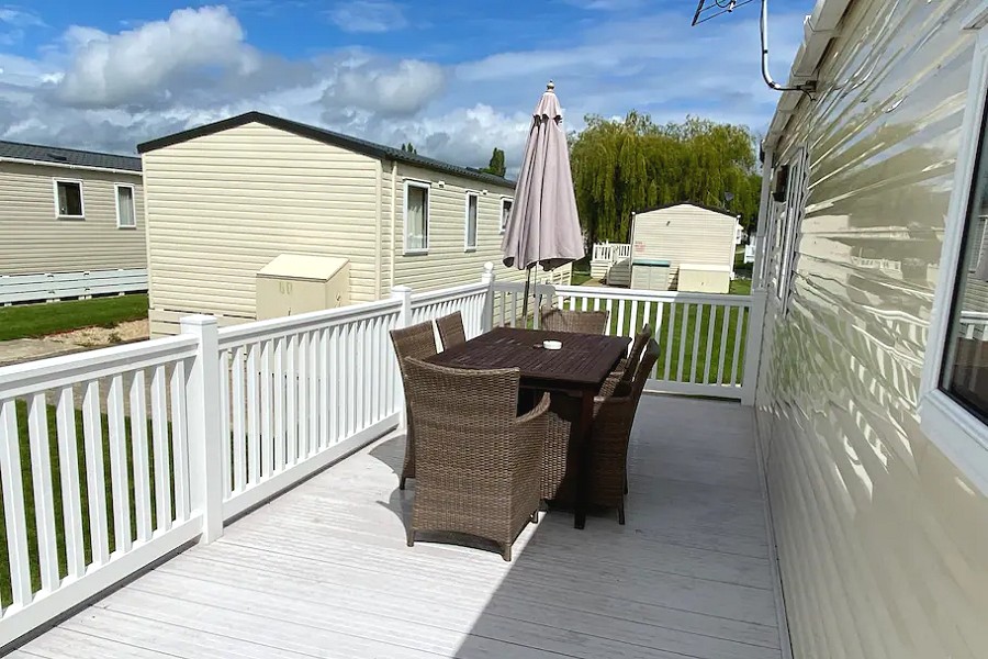 Lavender Lodge Decking