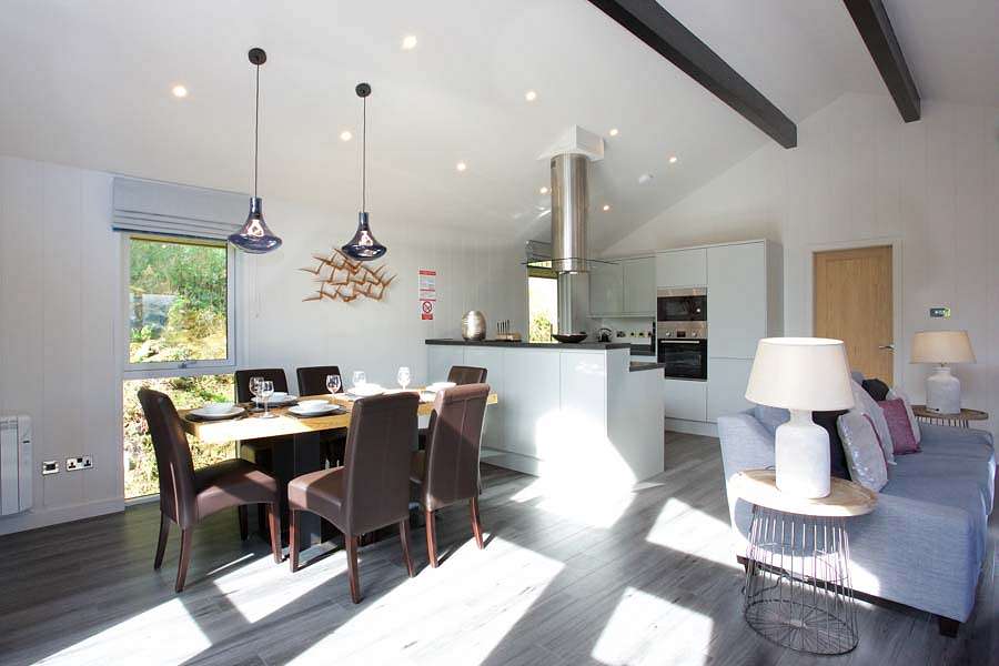 Ardeonaig Rocks Lodge Dining Area