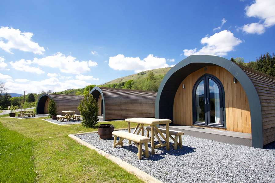 Loch Tay Hideouts Outside Seating