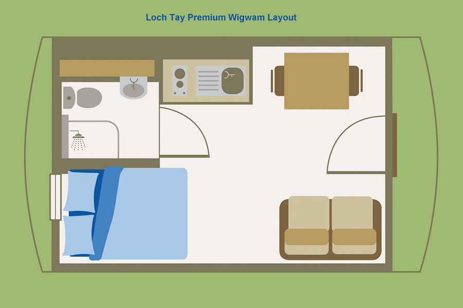 Loch Tay Premium Glamping Pod