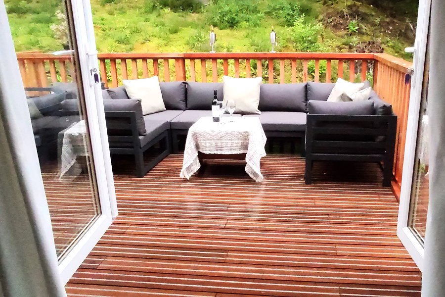 Lochwood House Wing Decking