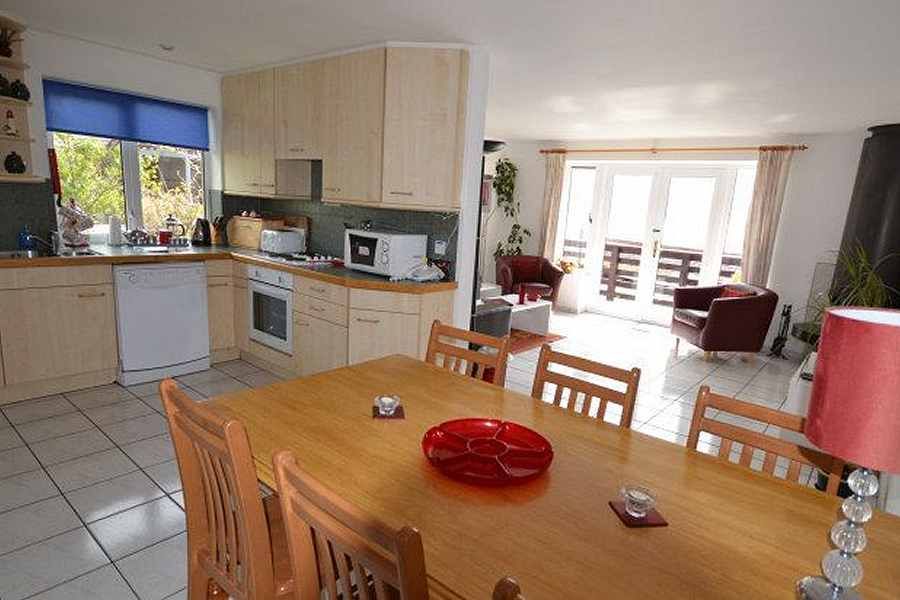 Melfort Harbour Boat House East Open Plan Living Area