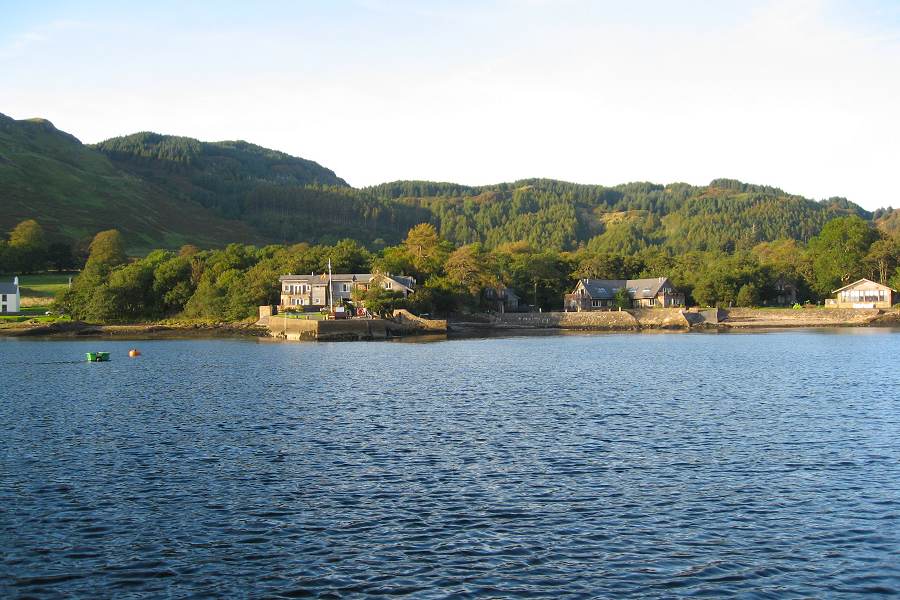 Melfort Harbour Cottages From The Water