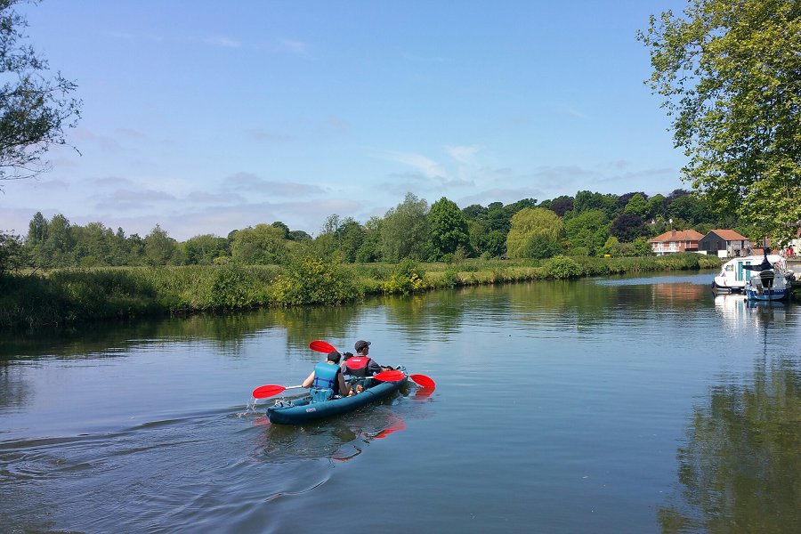 Canoeing on the Norfolk Broads