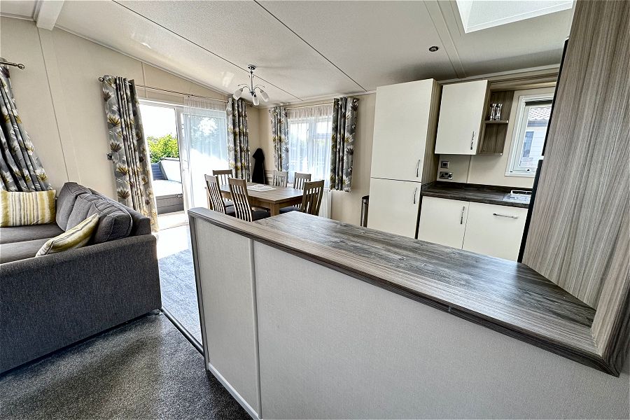 Oak View Lodge Kitchen Area