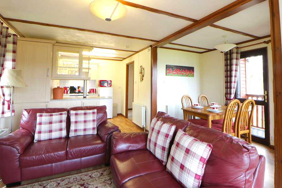 Argyll Chalets Osprey Living Room
