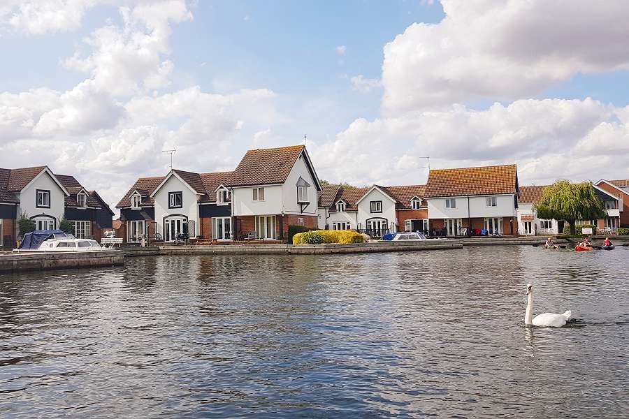 Pottergate Cottage From The Water