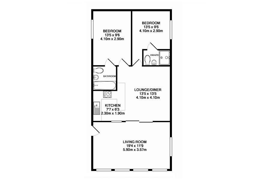 Buzzard Chalet Floor Plan