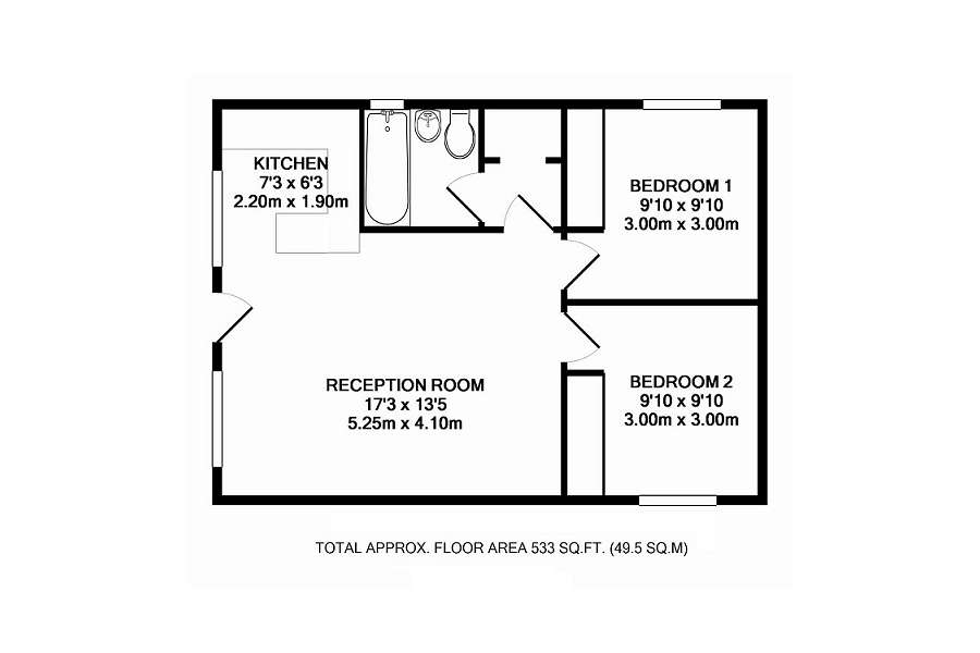 Osprey Chalet Floorplan