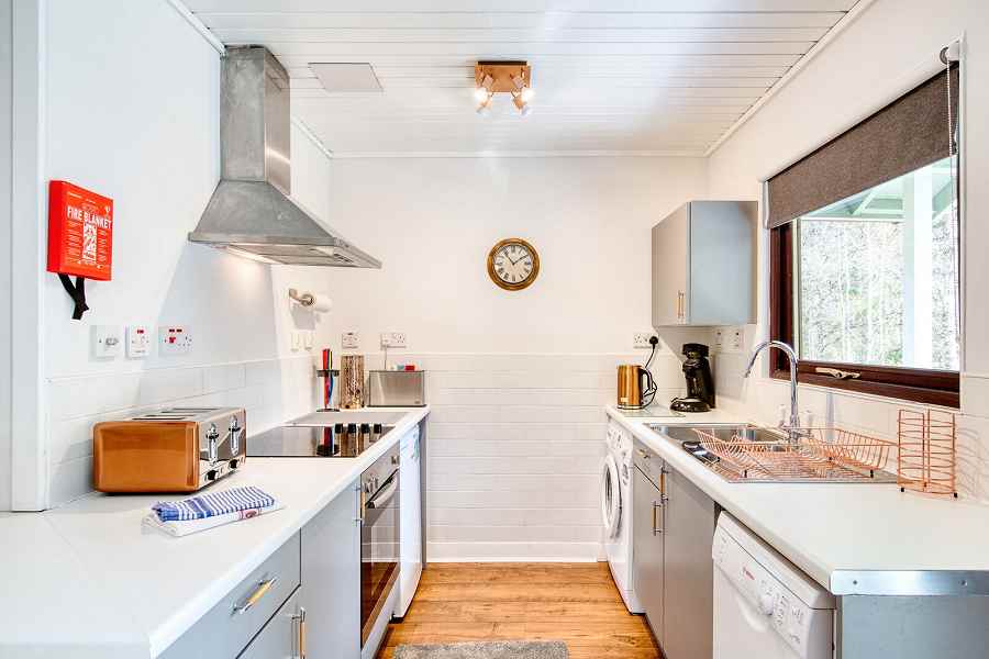 Otter Chalet Kitchen Area