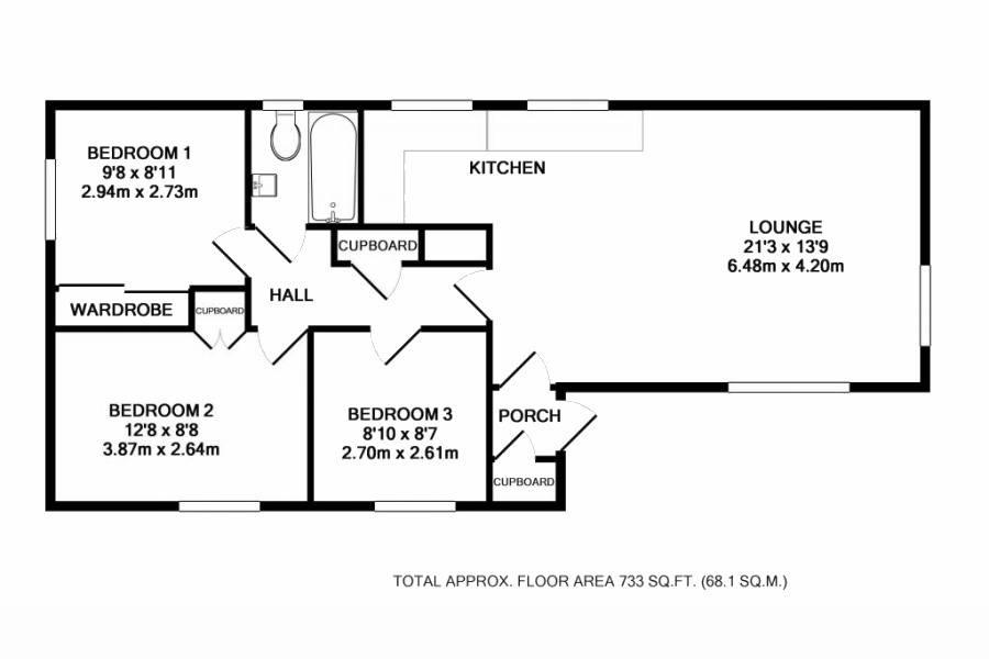 Gamekeeper Chalet Floorplan
