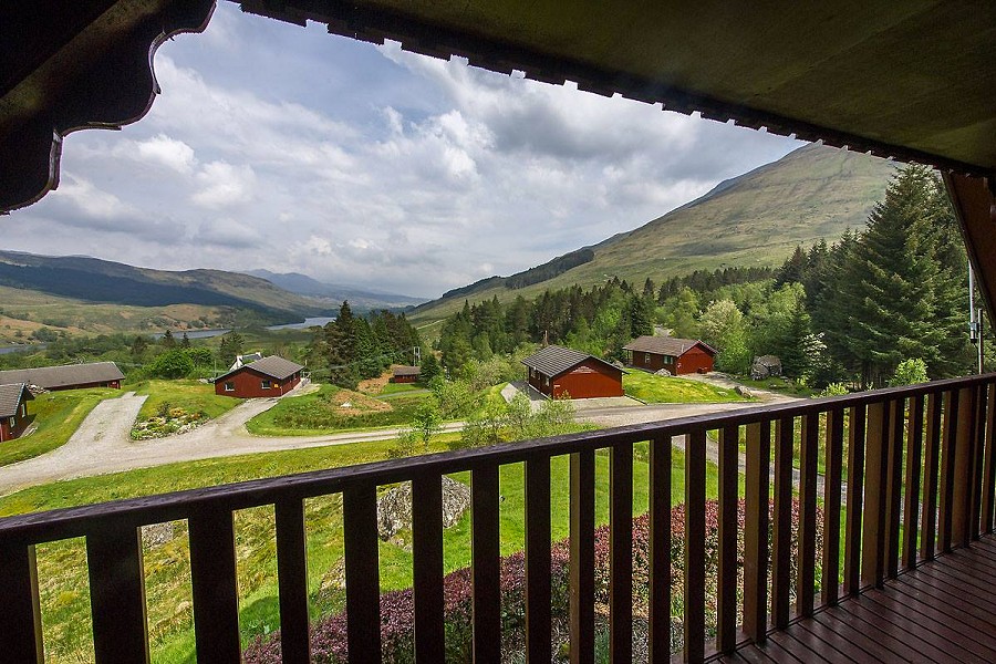 Portnellan Ghillies Chalet Views