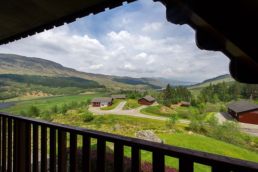 Portnellan Ghillies Chalet Views